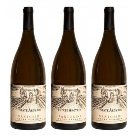 CUVEE EVDEMON SANTORINI ESTATE ARGYROS 2016, 2017, 2018 (3 BOTTLES)